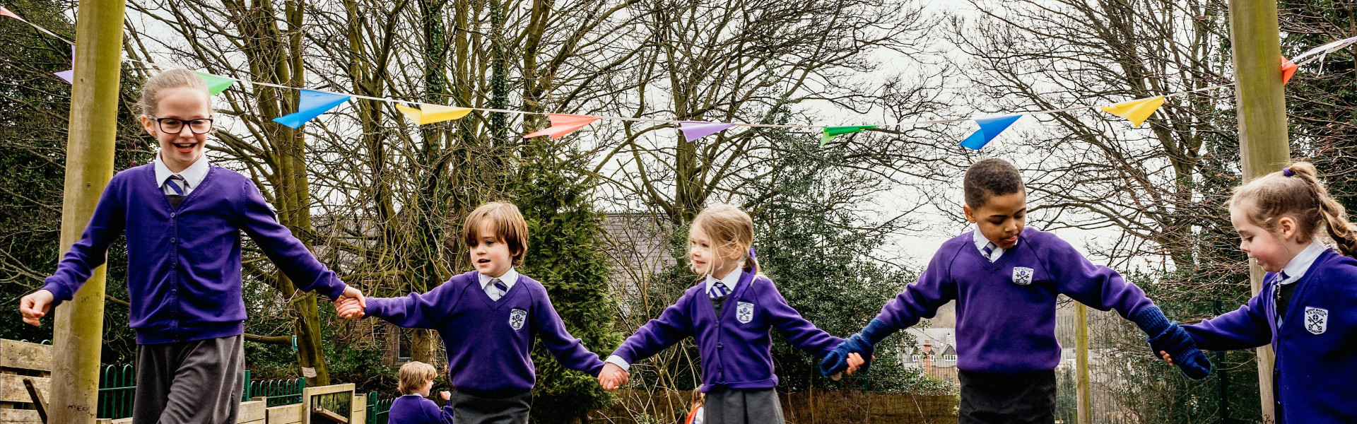 Children Playing Together in the Playground