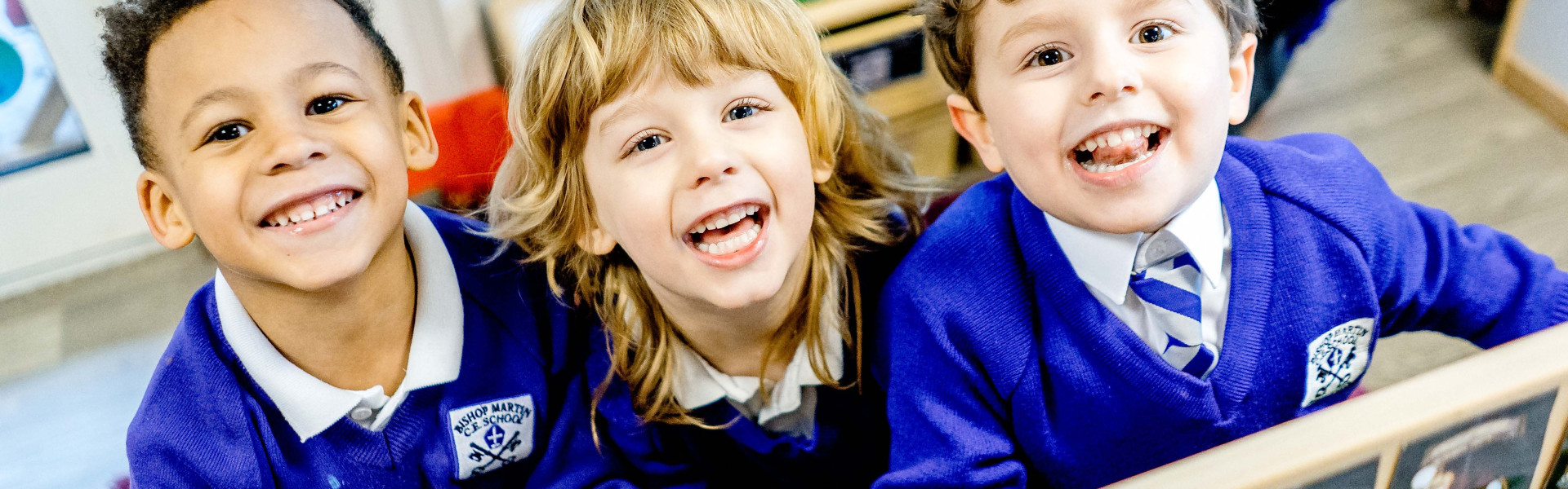 Children Smiling at Camera